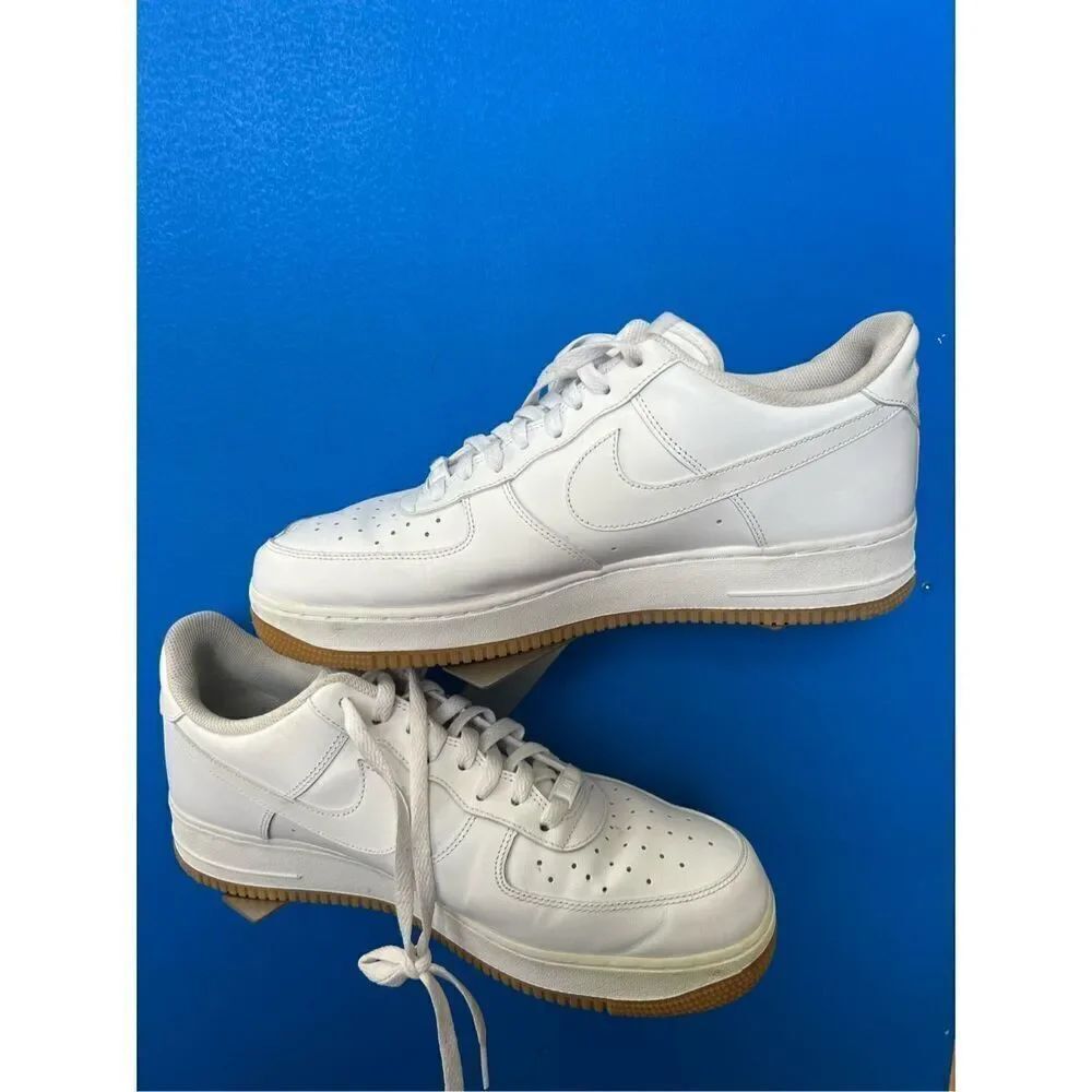 Nike Air Force 1 Low White Gum Size 12